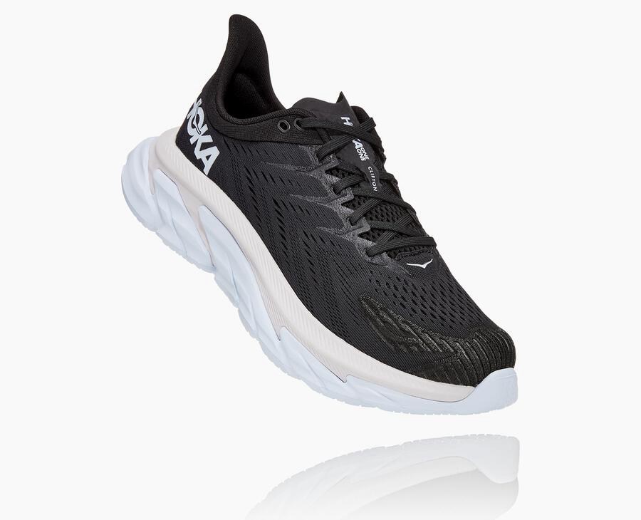 Hoka One One Tenisky Panske Čierne/Biele - Clifton Edge - 56317-GLAO